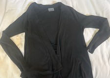 Michael Stars One Size Black Open Cardigan Sweater