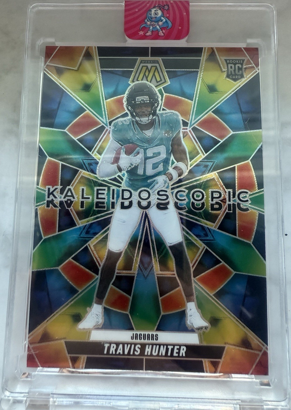 Panini 2025 Mosaic Kaleidoscopic Rookie Prizm Insert Travis Hunter Jaguars #12