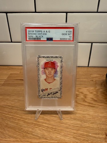 2018 Topps Allen & Ginter #100 Shohei Ohtani Mini Black Border PSA 10