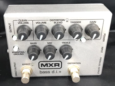 MXR M80 Bass D.I.+ Japan Limited Model Silver Color Preamp Effect