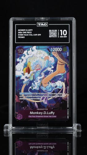 Monkey.D.Luffy (Event Pack Vol. 8) graded TAG 10 for sale on eBay