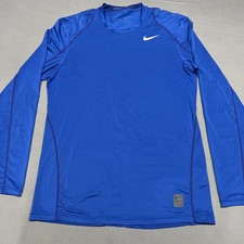 Nike Pro Combat Dri-FIT Shirt Men  s M Long Sleeve Compression Lightweight -6448