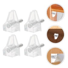 50pcs Clear Plastic Pegs For Shelf Support Cabinet And Bookshelf Pegs