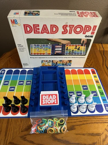 Vintage 1979 DEAD STOP!  Board Game by Milton Bradley  100% COMPLETE - VG