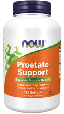 NOW Foods Prostate Support 180 Softgels GMP Quality Assured 10/28EXP