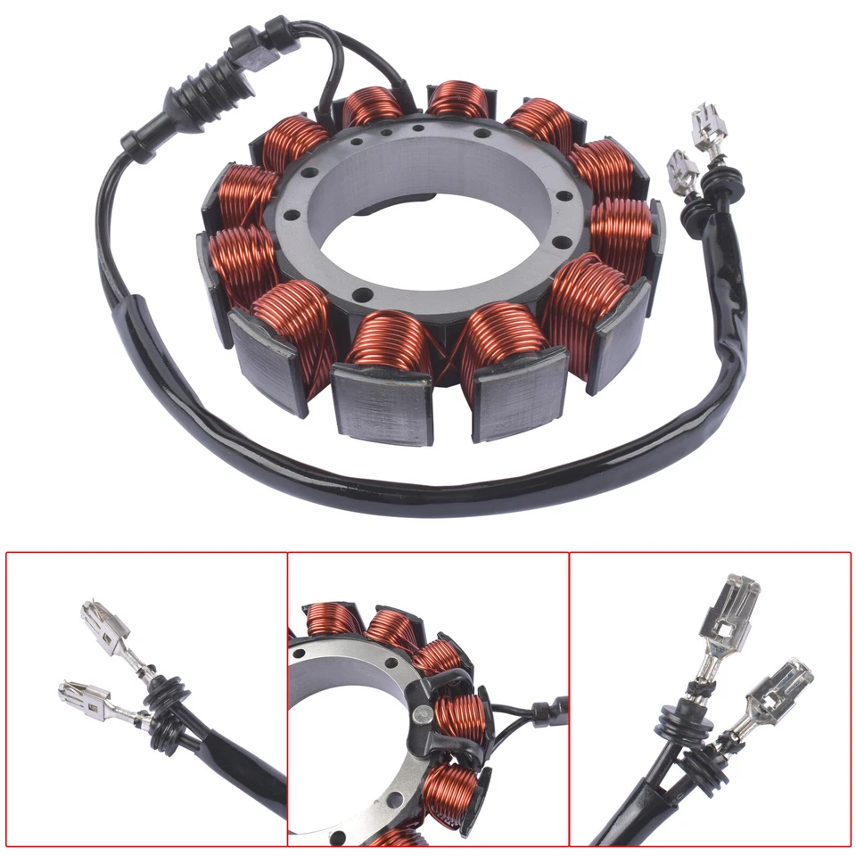 НОВЫЙ СТАТОР 12 В 45 АМПЕР ПОДХОДИТ ДЛЯ HARLEY DAVIDSON ROAD KING EFI FLHRI 2000-2001 29987-99 - Изображение 2 из 4