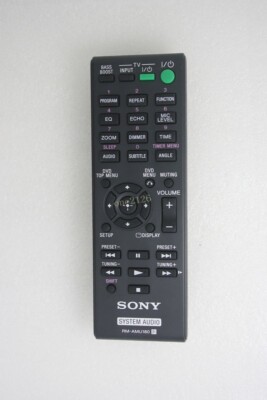 Genuine Remote Control For Sony HCD-DX400 HCD-DX400A CMT-S40D Audio System