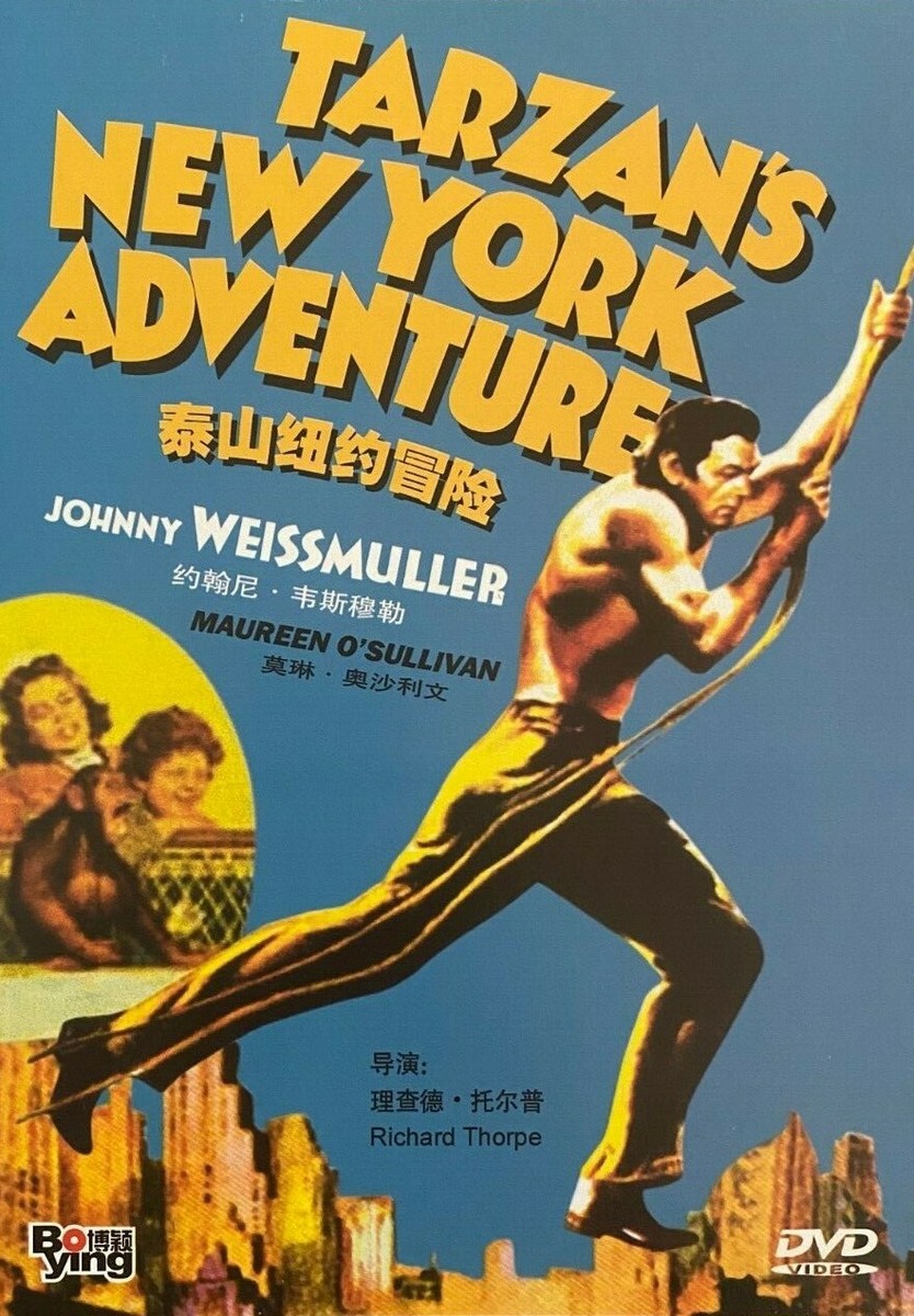 Tarzan's New York Adventure (1942) Johnny Weissmuller (Region