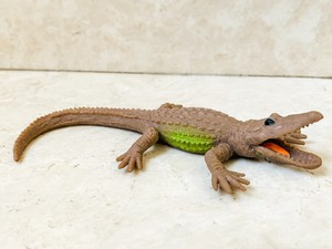 rubber crocodile toy