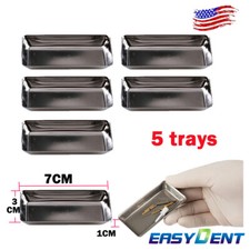 Dental Stainless Steel Surgical Instruments Tool Tray Dish Small Size 30 70 10MM