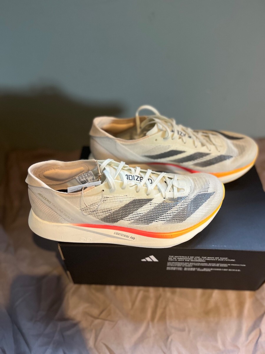 Size 8.5 - adidas Adizero Takumi Sen 10 Ivory Pack W | eBay