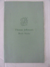 Soft-cover - Thomas Jefferson's Book-Marks by Bear, Jr. - President History