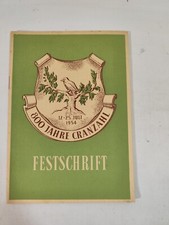 Heft Festschrift Cranzahl 1954 Posamenten Werbung Sehma B&auml;renstein Crottendorf
