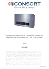 wall mounted electric fan heater