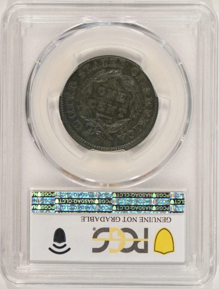 1812 Classic Head Large Cent 1c PCGS AU Details Environmental Damage 40102900 - Image 2 of 4