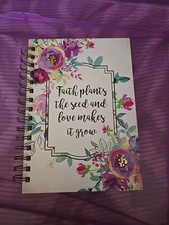 Christian Art Gifts Floral Journal Notebook Meditation/Reflection Faith 192 B46