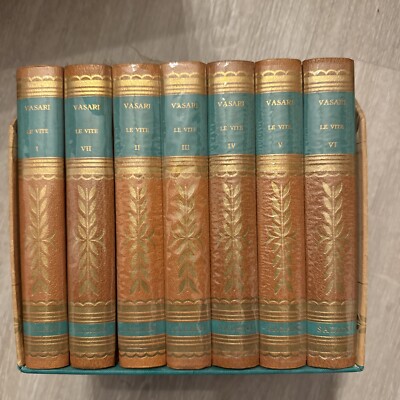 Cofanetto Le Vite 1-7 - Vasari - Prima Ed. Salani 1963