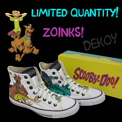 Converse Scooby-Doo Chuck Taylor All-Star 169076F Canvas🌟FREE