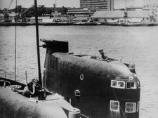 Soviet submarines port Dar es Salaam Tanzania December 23 1968 Old Photo