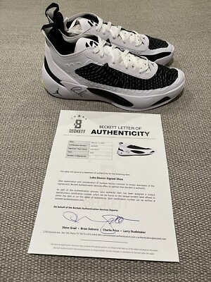 BECKETT LOA LUKA DONCIC Signed Autographed Jordan Luka