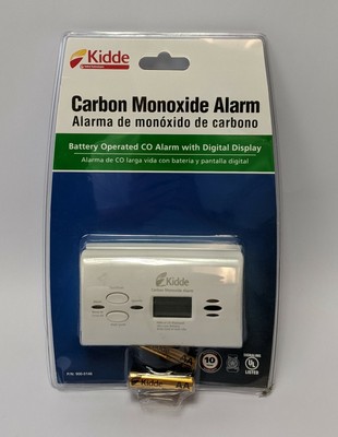 Kidde Carbon Monoxide Alarm with Digital Display Battery ...