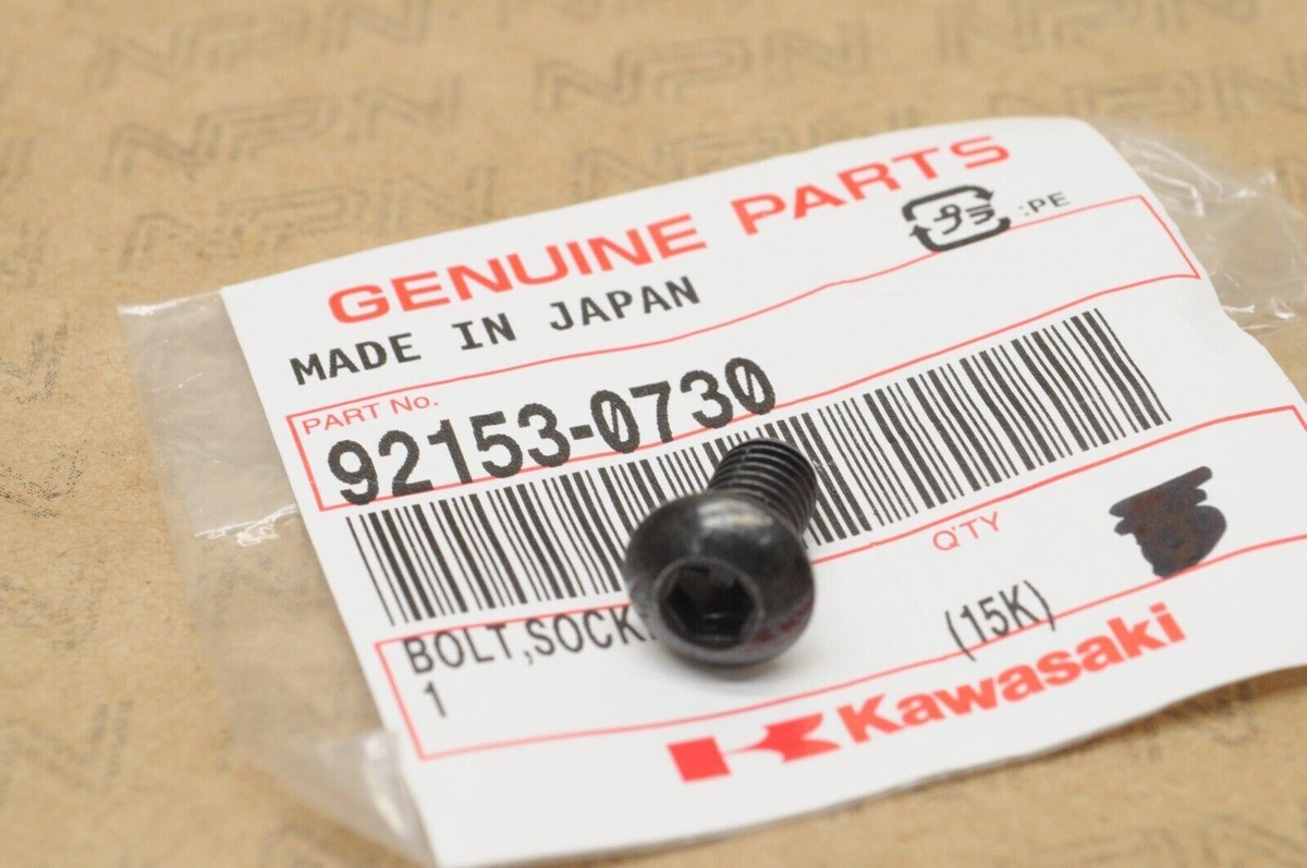 NOS Kawasaki 2004-07 ZX1000 NINJA Socket Bolt 6x11 92153