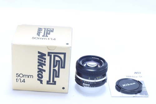 【No US Duty Mint Boxed】Nikon AIS NIKKOR 50mm f/1.4 AiS MF Lens from Japan-#5126 - Picture 2 of 13