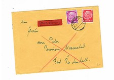 German Empire Beautiful Express Letter 1941 to Bad Reichenhall