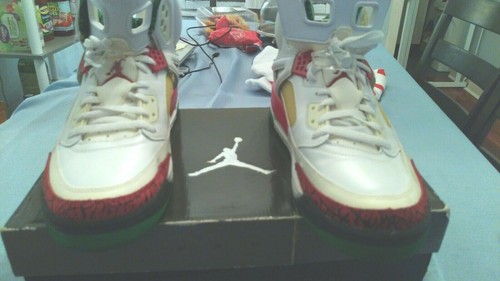 Nike Air Jordan Spizike Spike Lee Shoes (315371 161) Size 13 - 2006 OGs- w/Shirt - Picture 3 of 10