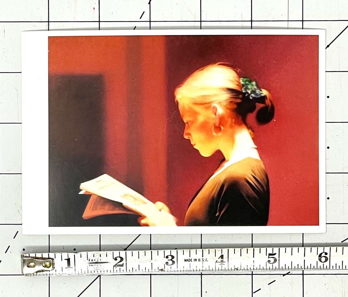 GERHARD RICHTER, 804 LESENDE, 1994 - Art Photo Print Card By