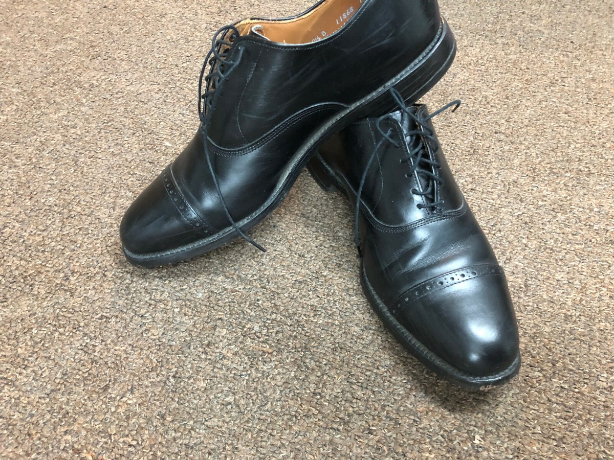 Allen Edmonds Byron Black Leather Oxford Shoes Captoe Size Allen Edmonds Byron Black Leather Oxford Shoes Captoe Size