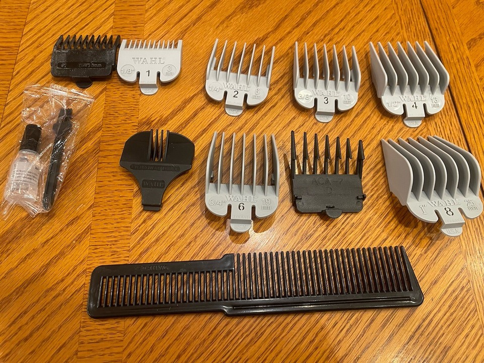 Wahl Professional Vibrator Clipper Black W/ Cutting Guide Designer 835540 eBay