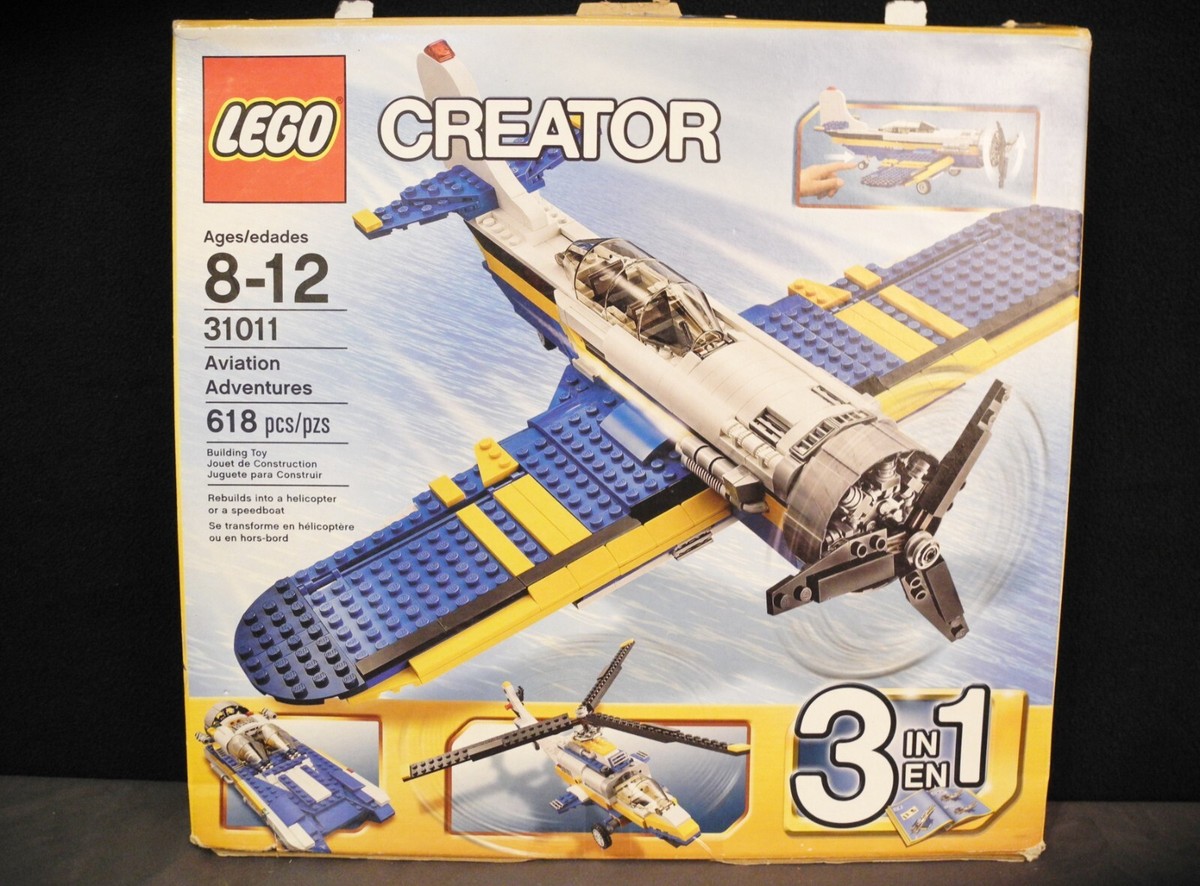 LEGO Creator 31011 3 In 1 Aviation Adventures w/ Manuals