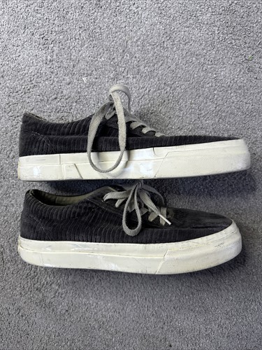 Size 11 STEPNEY WORKERS CLUB DELLOW CORDuroy Black Sneakers Shoes Rare 44