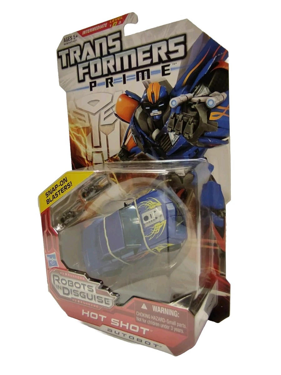 Hasbro Transformers Prime Hot Shot Autobot Deluxe Class Figure | eBay