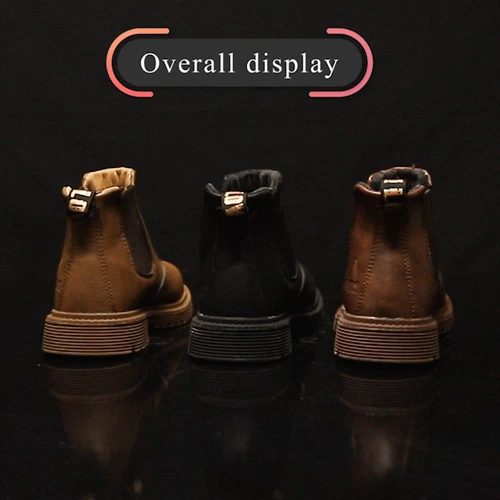 Women Men Leather Brown Safety Boots Work Shoes Steel Toe SlipOn Water Resistant - Bild 2 von 31