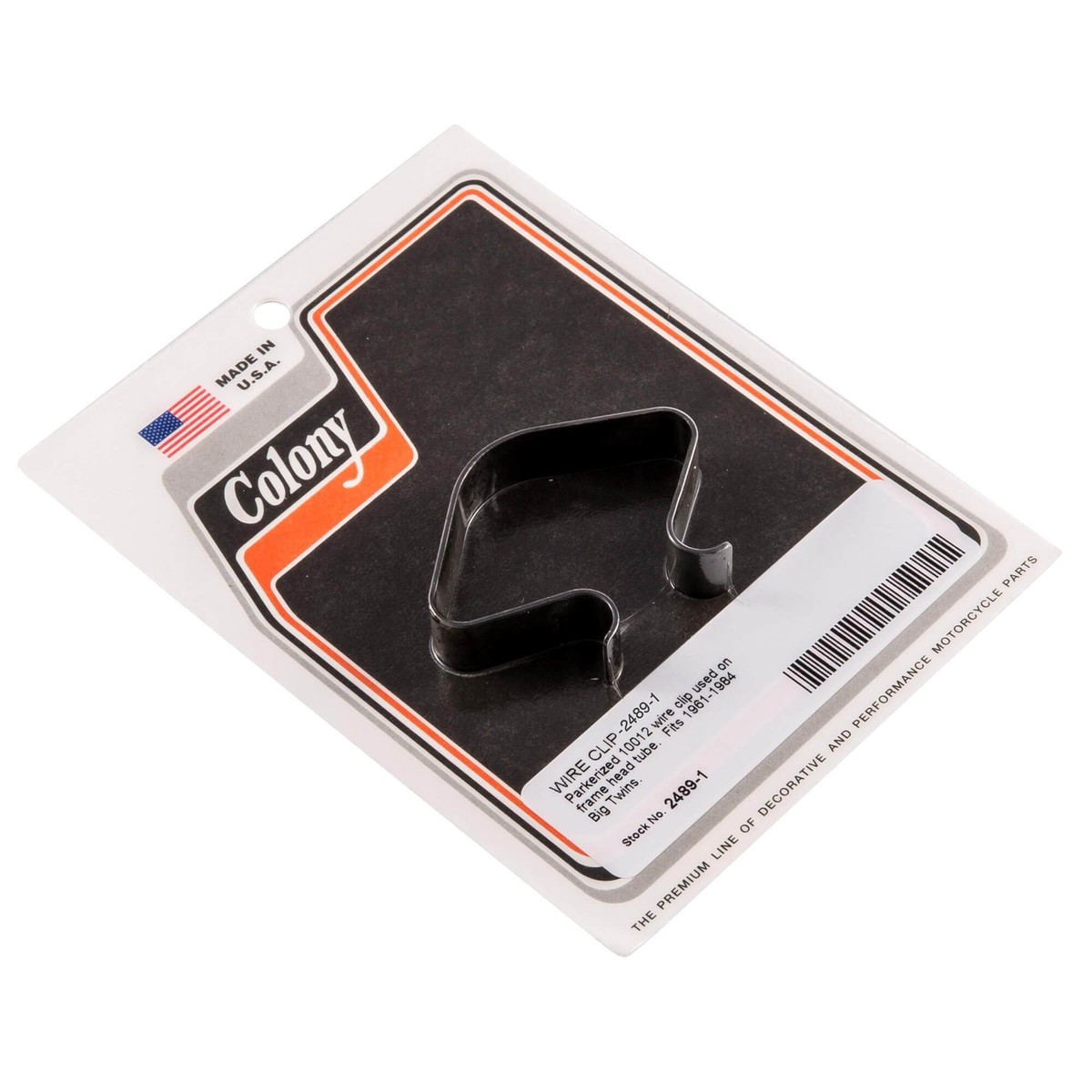 8989⭐︎ 2489-1 Frame Head Tube Wire Clip 1961-1984 Harley Big Twin