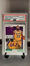 2018 Contenders LeBRON JAMES Game Ticket Green. #30 PSA 10! Rare Insert! Lakers!