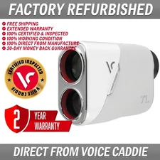 Voice Caddie TL1 Laser Rangefinder Color OLED Auto Slope Superior Grade Opt- UVG