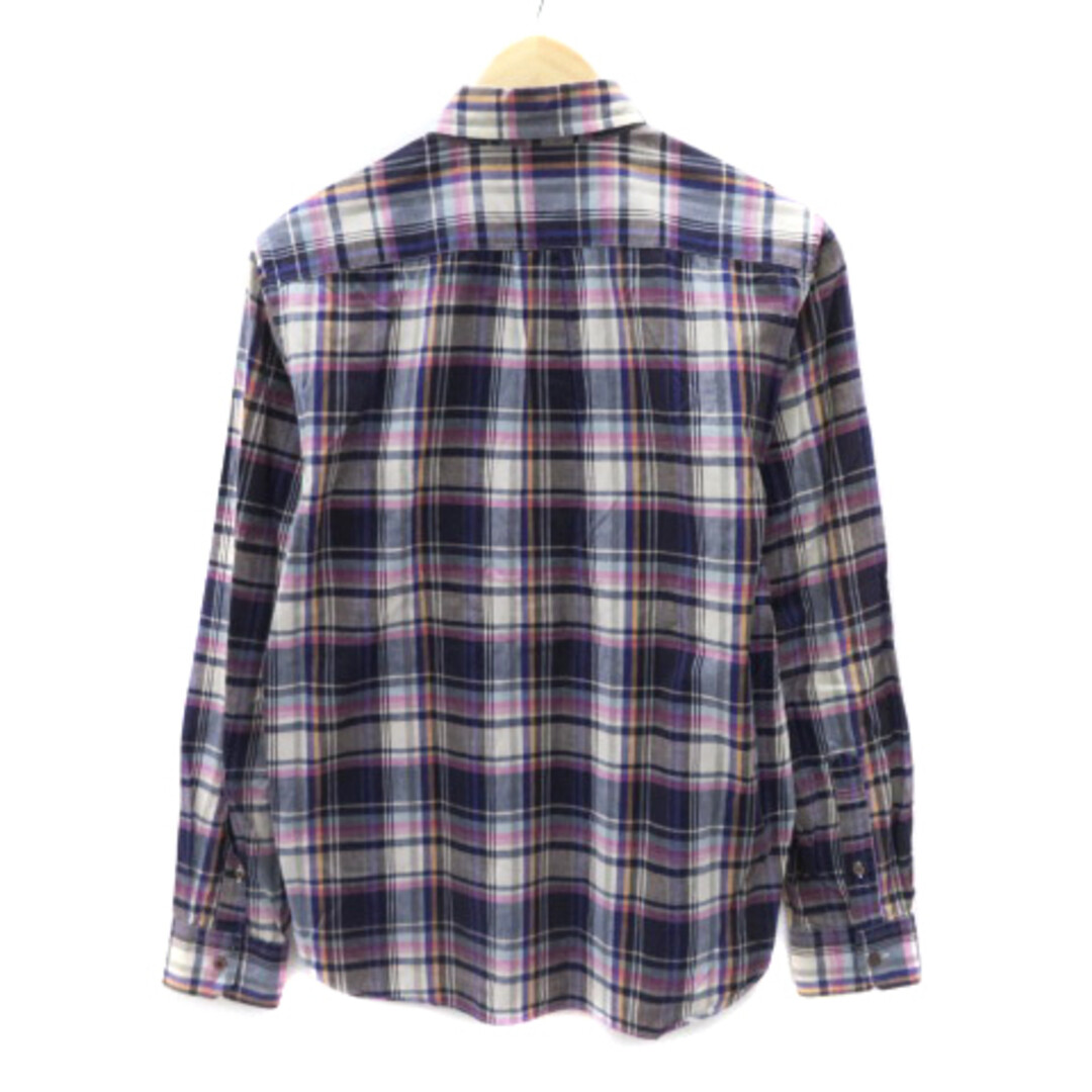 Edifice Shirt Long Sleeve Plaid 38 M Multicolor Purple YK40 Edifice Shirt Long Sleeve Plaid 38 M Multicolor Purple YK40