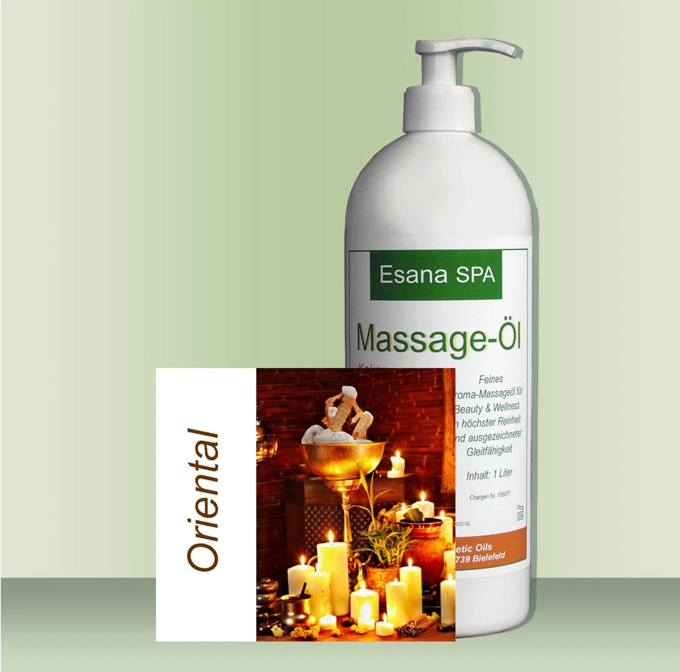 Esana SPA Aroma-Massageöl "Oriental" für Beauty & Wellness 1 L.