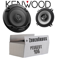Kenwood Lautsprecher FüR Peugeot 106 TüRen Vorne 2-Wege Koax Auto Set Boxen 13Cm
