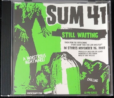 SUM 41   STILL WAITING SINGLE CD PROMO