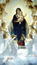 Hail Holy Queen LAMINATED Prayer Card, 5-pack, with Two Free Bonus Cards