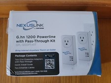NexusLink G.hn 1200 Powerline with Pass-Through Kit