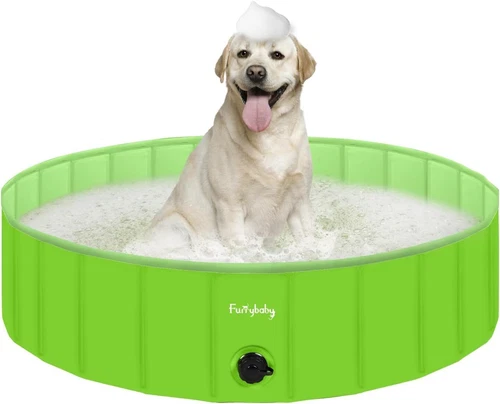 Dog Swimming Pool Portable Swimming Bathtub Puppy And Kitten Foldable  - Picture 3 of 6