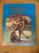 Book libro ROBINSON CRUSOE Daniel Defoe 1981 Scarato ARNOLDO MONDADORI (RG5)