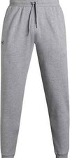 Under Armour Men's Jogger Sweatpants Hustle Fleece, Light Heather Grey