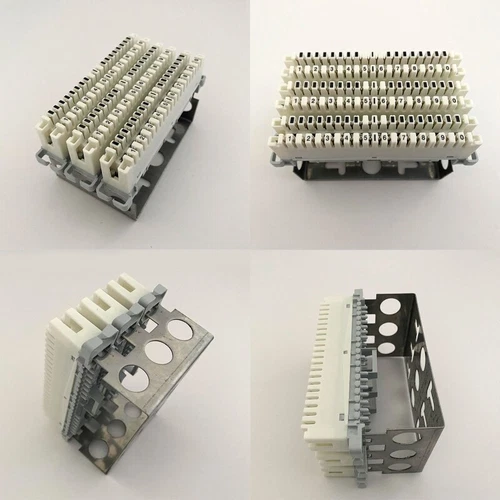 Back Mount Frame for Krone LSA Module Telephone Module Bracket 1/2/3/5 Rows