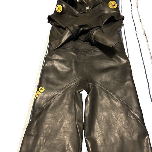 Viking Protech Rubber Drysuit Size 4 XXL for